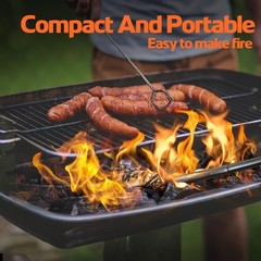 150 PCS Fire Starters for Campfires Grill BBQ Camping Fireplace Fire Pit, Qui…