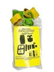 Ranger Bands® Mixed 40 Safety colors EPDM Rubber Tactical Bands Survival USA
