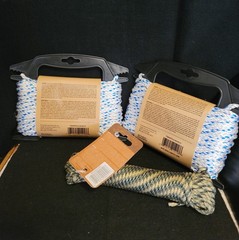 BLUE HAWK DIAMOND BRAID POLY ROPES & NYLON PARACORD