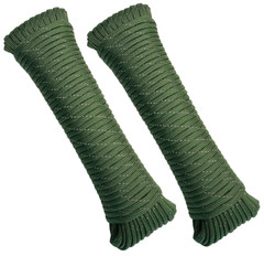Paracord 550 4mm 7 Strand Camping Rope Parachute Cord Lanyard Survival 100ft*2