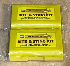 Lot of 2 Sawyer Extractor Pump Snake Bite and Sting Kits NEW SEALED