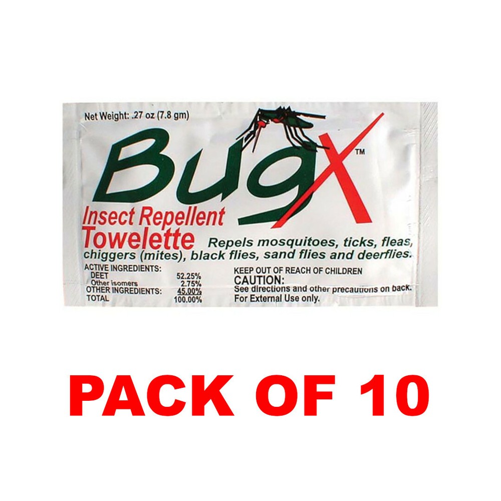 CoreTex 12640 BugX30 Insect Repellent (10 Pack)