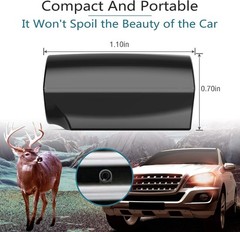 8 Pack Deer Warning Whistles for Car, Upgraded Acrylic Tape, Compact