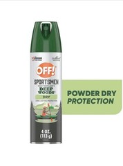 OFF! Sportsmen Deep Woods, Sweat Resistant Mosquito & Bug Spray, 8 oz