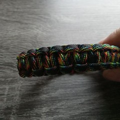 8 Inch Paracord Bracelet Black Blue Yellow Orange Fashion Survival Colorful
