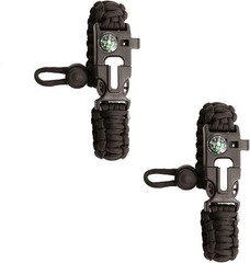 Paracord Bracelet and 5-in-1 Multi Tool Camping Gear – Includes Compass, Whistle