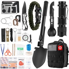 Gifts for Men Christmas – 118-in-1 Survival Kits – 8 x 4 x 2″, Black