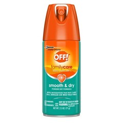 lot of 3. OFF! FamilyCare Smooth & Dry Insect Repellent • 2.5 oz