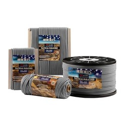 750lb Paracord 4mm 11 Strands Tactical Parachute Cord, 50′ 100′ 50FT Dark Gray
