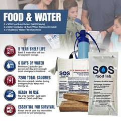 Survival Kit & Emergency Supplies for 2 People – 72 Hour Disaster Kit